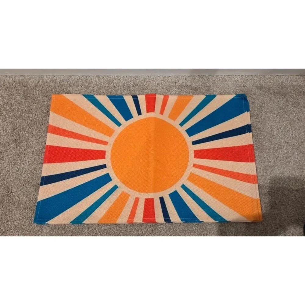 Set of 6 logo sun placements